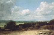 John Constable A ploughing scene in Suffolk France oil painting artist